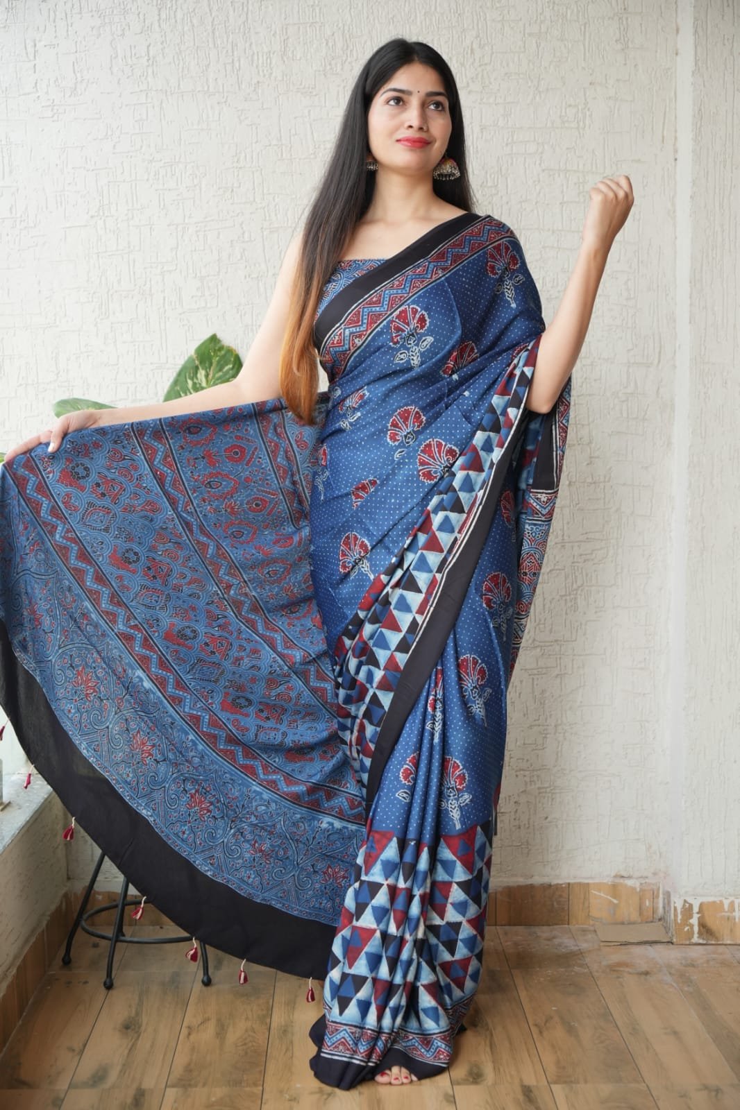 Ajrakh Print Modal Silk Collection