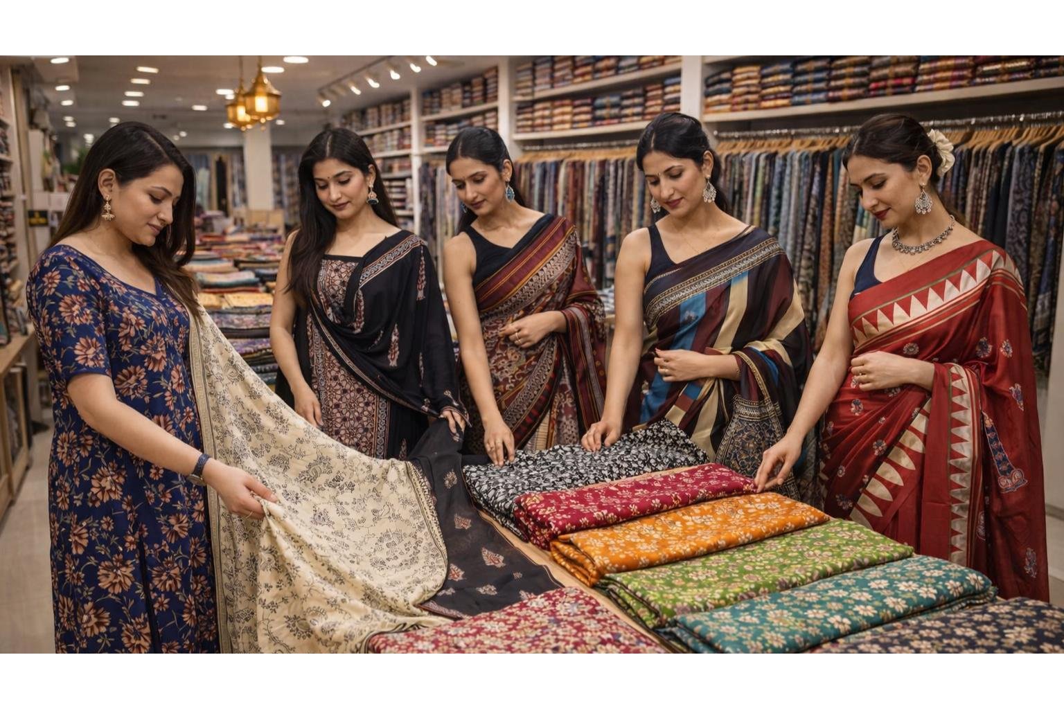 Chandra Textiles & Crafts Store Interior - Manufacturing Unit